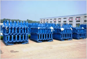 Conveyor Idler Stand for Supporting Rollers, Belt and Material Load