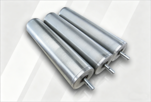 Electro-Galvanized Zinc Aluminum Coated Conveyor Idler Roller for Corrosive Use
