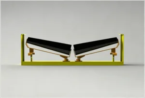 Heavy-Duty Tapered Self-Aligning Return Idler Set for Automatic Belt Centering