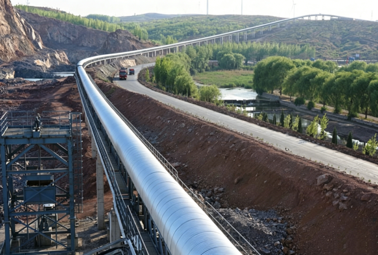 3.8 km Limestone Conveying Project for an Indian Client -- Belt Conveyors | Drums | Idlers | Idler Supports