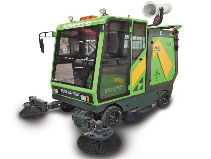 HH/SD-105 Four-Wheel Electric Sweeper for Factory, Warehouse and Site Use