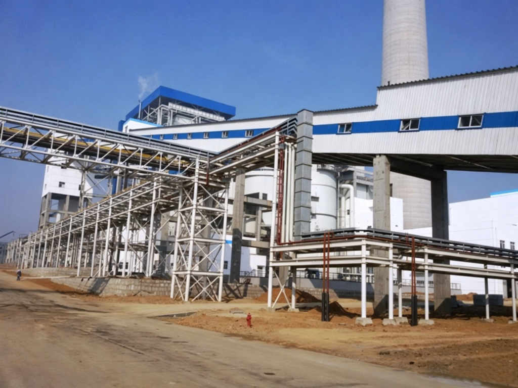 Liyuan Thermal Power Company Dust Removal and Conveying Project—Baghouse Dust Collectors, Belt Conveyors