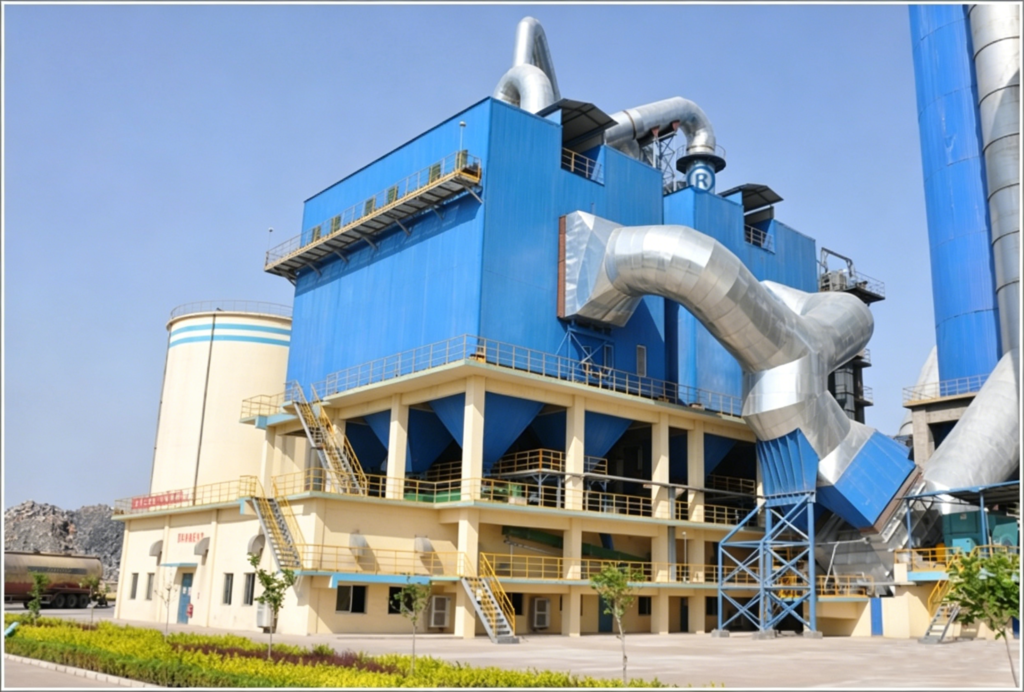 Long-Bag Low-Pressure Pulse Jet Bag Filter for Boiler Dust Removal