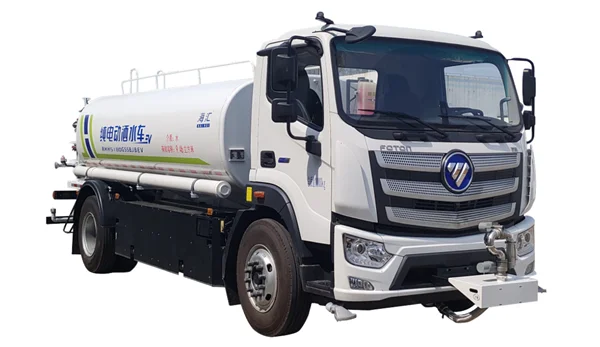 All-Electric Water Sprinkler Truck for Road, Dust Suppression, and Cooling