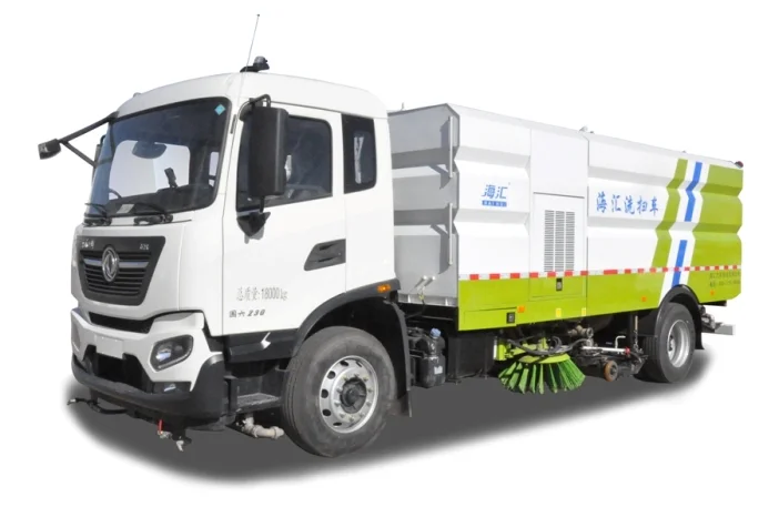 High-Pressure Sweeper Truck National VI for Road and Site Cleaning