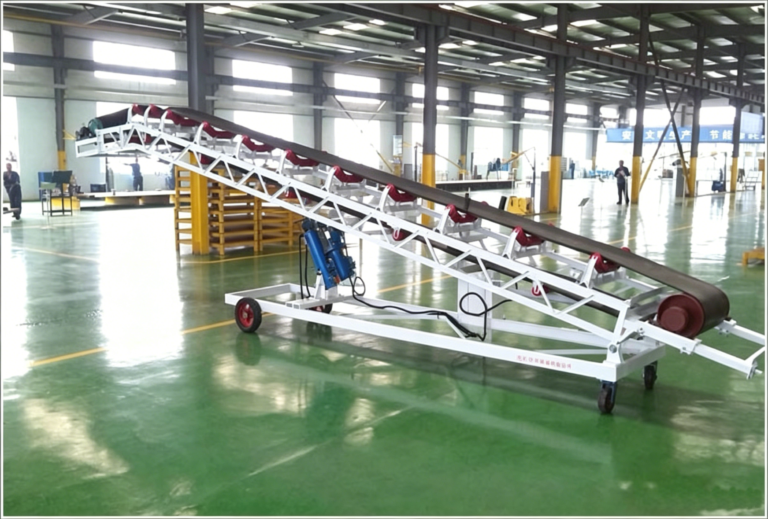 Grain Conveyors – Typical Applications of the New Mobile Elevating Belt Conveyor in the Grain Industry