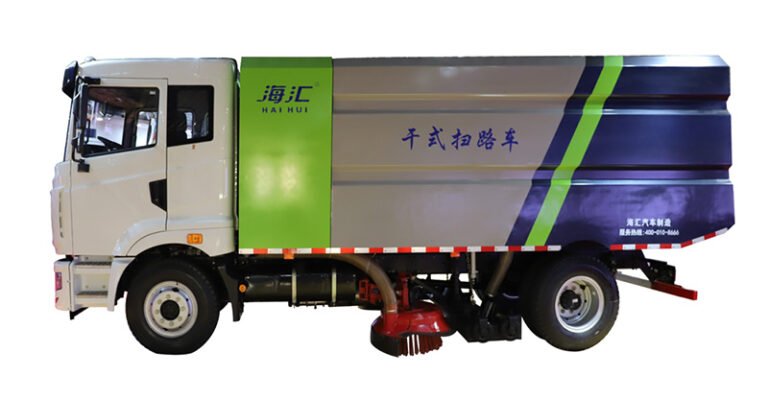 Dry Sweeper Designed for Dust-Free Road Cleaning and Debris Hauling