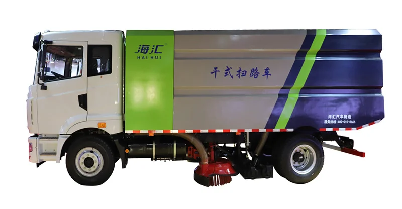 Dry Sweeper Designed for Dust-Free Road Cleaning and Debris Hauling