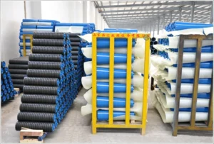Conveyor Idler Roller for Belt Support and Bulk Material Transport